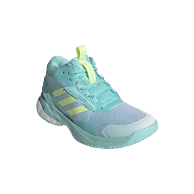 adidas Hallen-Indoorschuhe CrazyFlight 6 Mid aquablau Damen