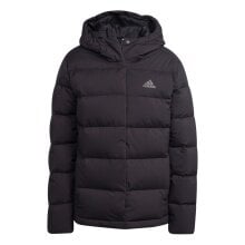 adidas Winter-Daunenjacke Helionic mit Kapuze (wasserabweisend) schwarz Damen