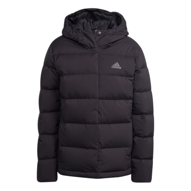 adidas Winter-Daunenjacke Helionic mit Kapuze (wasserabweisend) schwarz Damen