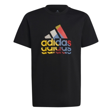 adidas Tennis-Tshirt Graphic schwarz Jungen