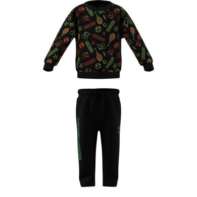 adidas Jogginganzug Disney Micky Maus (Pullover und Hose) schwarz Kleinkinder