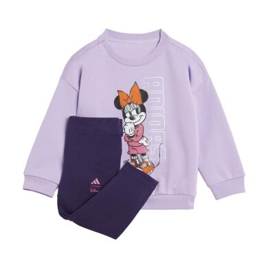 adidas Jogginganzug Disney Minnie Maus lila/violett Kleinkinder Mädchen