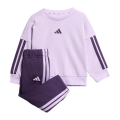 adidas Jogginganzug Saisonal Essentials 3S violett/purple Kleinkinder Mädchen