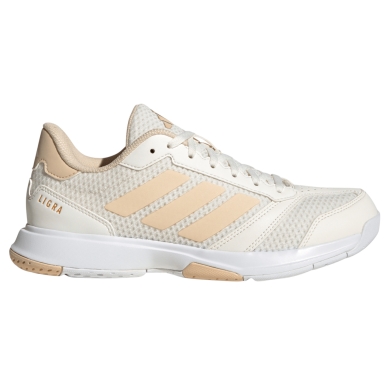 adidas Hallen-Indoorschuhe Ligra 8 weiss/beige Damen