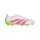 adidas Fussballschuhe Predator Pro FG für feste Böden (Naturrasen) weiss/lime/lucidpink Herren