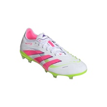 adidas Fussballschuhe Predator Pro FG für feste Böden (Naturrasen) weiss/lime/lucidpink Herren