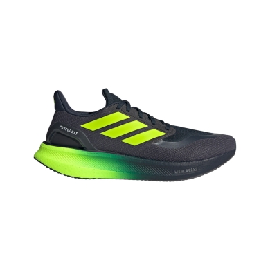 adidas Laufschuhe Pureboost 5 (Dämpfung) schwarz/lime Herren