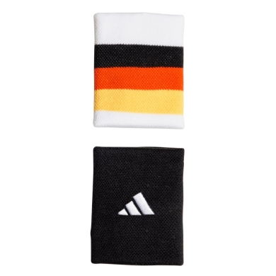 adidas Schweissband DFB Fußball Fan schwarz/weiss - 2 Stück