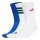 adidas Sportsocken Logo Crew weiss/blau - 3 Paar