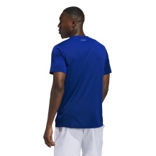 adidas Tennis-Tshirt Club 3 Stripes blau Herren