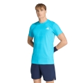 adidas Tennis Tshirt Climacool+ Airchill Freelift (schmal, optimale Bewegungsfreiheit) 2026 hellblau Herren