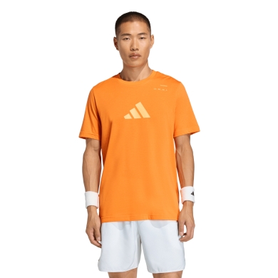adidas Tennis Tshirt Climacool+ Airchill Freelift (schmal, optimale Bewegungsfreiheit) 2026 orange Herren