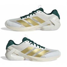 adidas Tennisschuhe adizero Ubersonic 5 Allcourt/Leichtigkeit weiss/grün/gold Herren