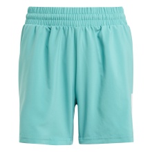 adidas Tennishose Short Club 3-Streifen 2025 türkisblau Jungen
