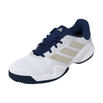 adidas Tennisschuhe Barricade Allcourt 2026 weiss/navyblau Kinder