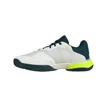 adidas Tennisschuhe Barricade Allcourt 2025 weiss/dunkelgrün Kinder