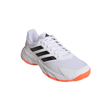 adidas Tennisschuhe CourtJam Control 3 Clay/Sandplatz 2026 weiss/orange Herren