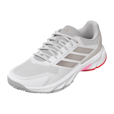 adidas Tennisschuhe CourtJam Control 3 Allcourt 2025 weiss/silber Damen