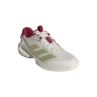 adidas Tennisschuhe adizero Ubersonic 5 Allcourt/Leichtigkeit beige/silber/bordeauxrot Herren