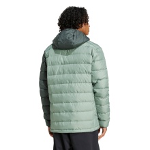 adidas Daunenjacke Terrex Multi Light Hooded (warm, wasserabweisend) hellgrün/olive Herren