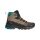 adidas Trekking-Wanderschuhe Terrex Skychaser AX5 Mid Climawarm+ GTX (wasserdicht) braun/schwarz/tealblau Herren