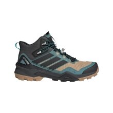 adidas Trekking-Wanderschuhe Terrex Skychaser Mid GTX (wasserdicht) schwarz/grün/braun Herren