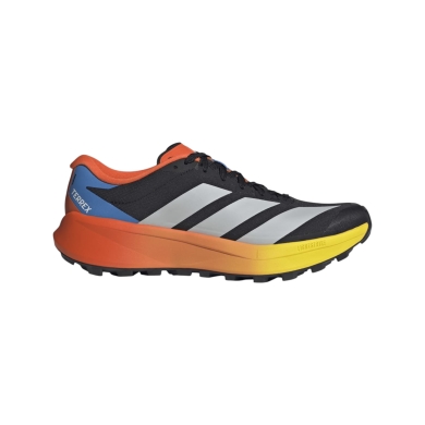 adidas Trail-Laufschuhe Terrex Agravic 4 carbongrau/orangerot Herren