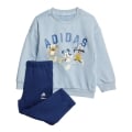 adidas Trainingsanzug Disney Micky Maus (Baumwolle, weiches Material) hellblau/navyblau Kleinkinder