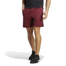 adidas Trainingshose Train Essentials Seasonal Camo Shorts (elastischer Bund mit Kordelzug) kurz weinrot Herren