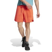 adidas Trainingshose Workout Knurling Shorts (feuchtigkeitsabsorbierend) kurz orange/schwarz Herren