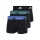 adidas Unterwäsche Boxershorts Trunk Active Flex Cotton schwarz/grün/blau Herren - 3 Stück