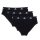 adidas Unterwäsche Slip Bikini (95% Baumwolle) schwarz Damen - 3 Stück