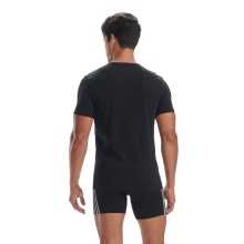 adidas Unterwäsche Tshirt (V-Ausschnitt, 4-Wege-Stretch) kürzarm schwarz Herren - 2 Stück