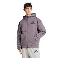 adidas Kapuzenpullover Z.N.E. Zip-Hoodie (Baumwolle/Polyester) violett Herren