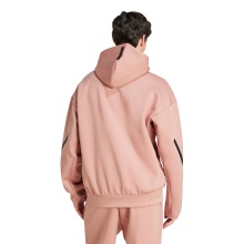 adidas Kapuzenpullover Z.N.E. Zip-Hoodie (Baumwolle/Polyester) rosa/hellorange Herren