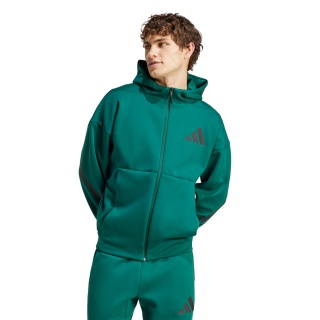 adidas Kapuzenpullover Z.N.E. Zip-Hoodie (Baumwolle/Polyester) grün Herren