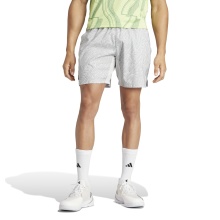 adidas Tennishose Melbourne Heat Ready Pro Printed Ergo 7in 2024 grau/weiss Herren