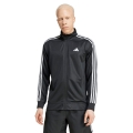 adidas Trainingsjacke Essentials 3-Streifen Full Zip (atmungsaktiv) schwarz Herren