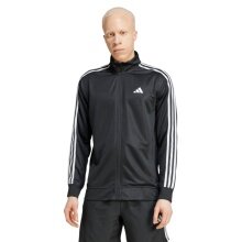 adidas Trainingsjacke Essentials 3-Streifen Full Zip (atmungsaktiv) schwarz Herren