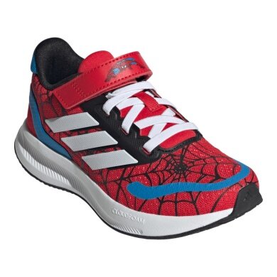 adidas Sneaker-Laufschuhe Runfalcon Spider-Man rot/blau/weiss Kinder