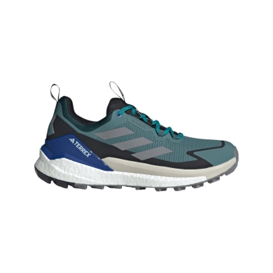 adidas Wanderschuhe Terrex Free Hiker 2.0 GTX (Speed-Hiking, wasserdicht) tealblau/grau Herren