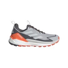 adidas Wanderschuhe Terrex Free Hiker 2.0 GTX (Speed-Hiking, wasserdicht) grau/orange Herren