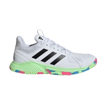 adidas Hallen-Indoorschuhe Court Flight weiss/bunt Damen