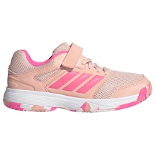 adidas Hallen-Indoorschuhe Speedcourt Velcro rose/pink/weiss Mädchen