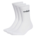 adidas Sportsocken Linear Crew Cushioned (Baumwolle, durchgehend gepolstert) weiss - 3 Paar