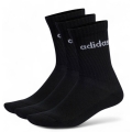 adidas Sportsocken Linear Crew Cushioned (Baumwolle) schwarz - 3 Paar
