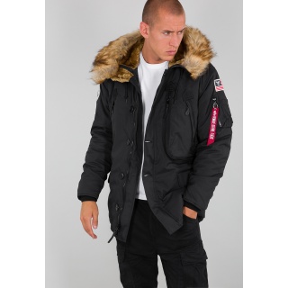 Alpha Industries Winterjacke Polar schwarz Herren