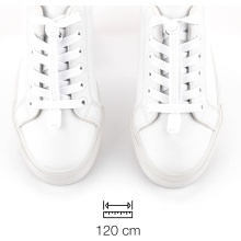 bodypride Schnürsenkel Flat/flach modisch weiss 120cm - 1 Paar