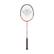 Carlton Badmintonschläger Powerblade Zero 400 (88g/grifflastig/mittel) orange - besaitet -