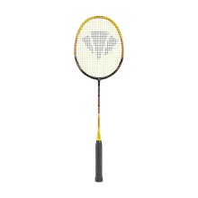 Carlton Badmintonschläger Elite 9000Z 93g/Freizeit gelb/schwarz - besaitet -